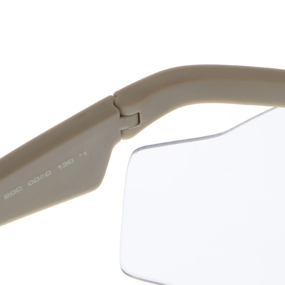 OFF-WHITE(オフホワイト) mask sunglasses マスクサングラス シールドアイウェア ベージュ