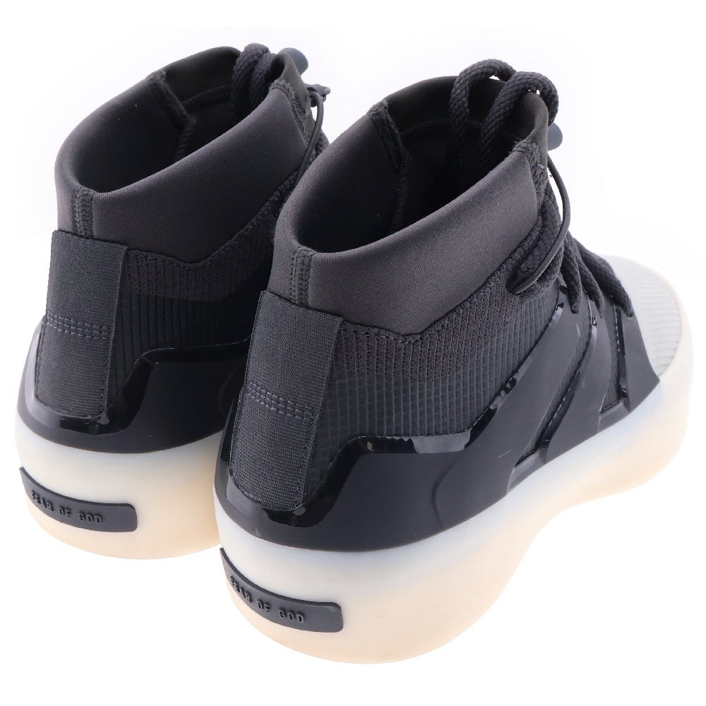FEAR OF GOD(フィアオブゴッド) × adidas ATHLETICS 1 BASKETBALL IE6179 アスレチックス1バスケットボールスニーカー シューズ ブラック US9/27.0cm