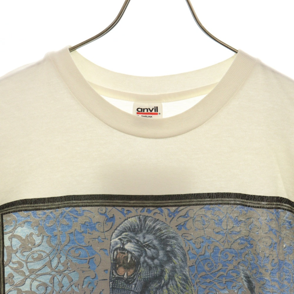 VINTAGE(ヴィンテージ) 90s THE STONES BRIDGES TO BABYLON TEE ANVIL ヴィンテージ ローリングストーンズ ライオンプリント クルーネック半袖Tシャツ ホワイト