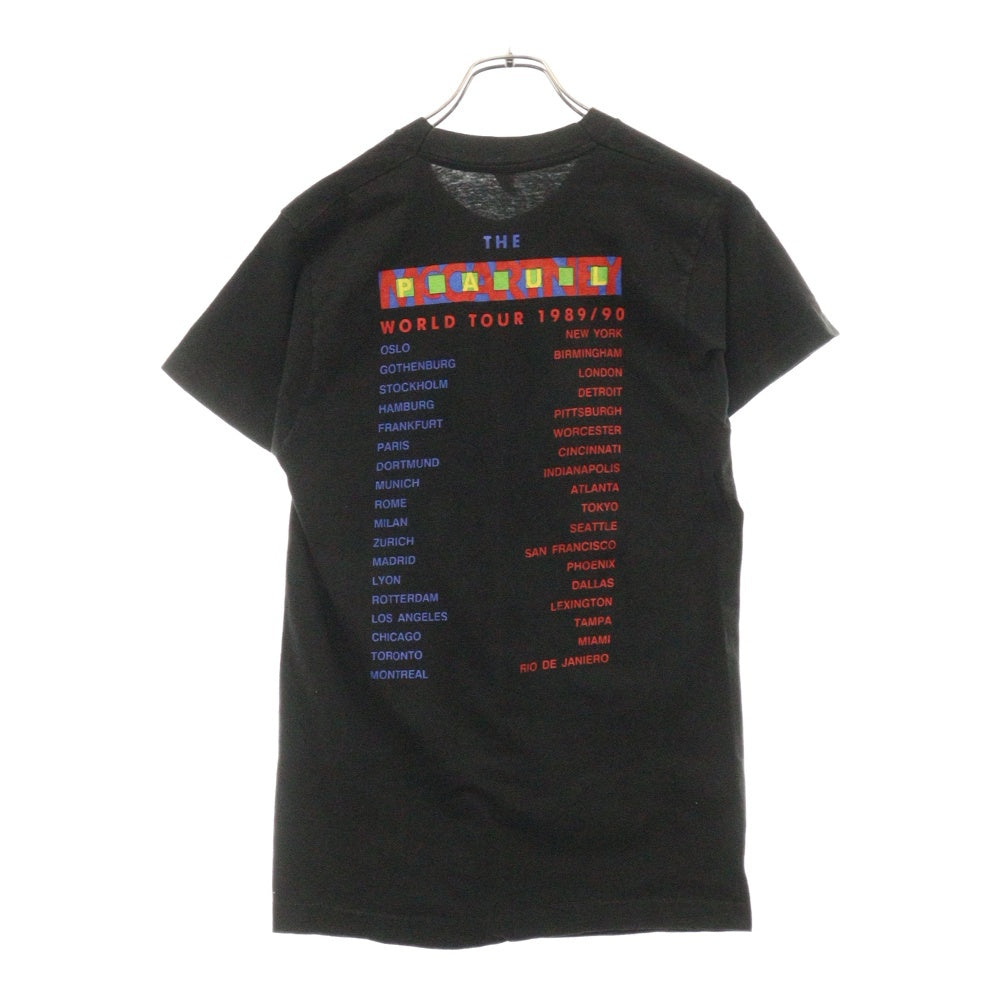 VINTAGE(ヴィンテージ) 80-90s PAUL MCCARTNEY 1989-1990 WORLD TOUR T-SHIRT ヴィンテージ ポールマッカートニー ワールドツアープリント 半袖Tシャツ ブラック
