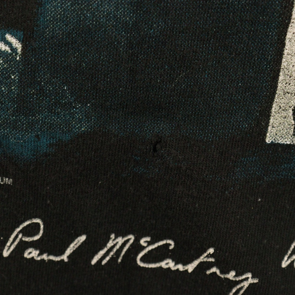 VINTAGE(ヴィンテージ) 80-90s PAUL MCCARTNEY 1989-1990 WORLD TOUR T-SHIRT ヴィンテージ ポールマッカートニー ワールドツアープリント 半袖Tシャツ ブラック
