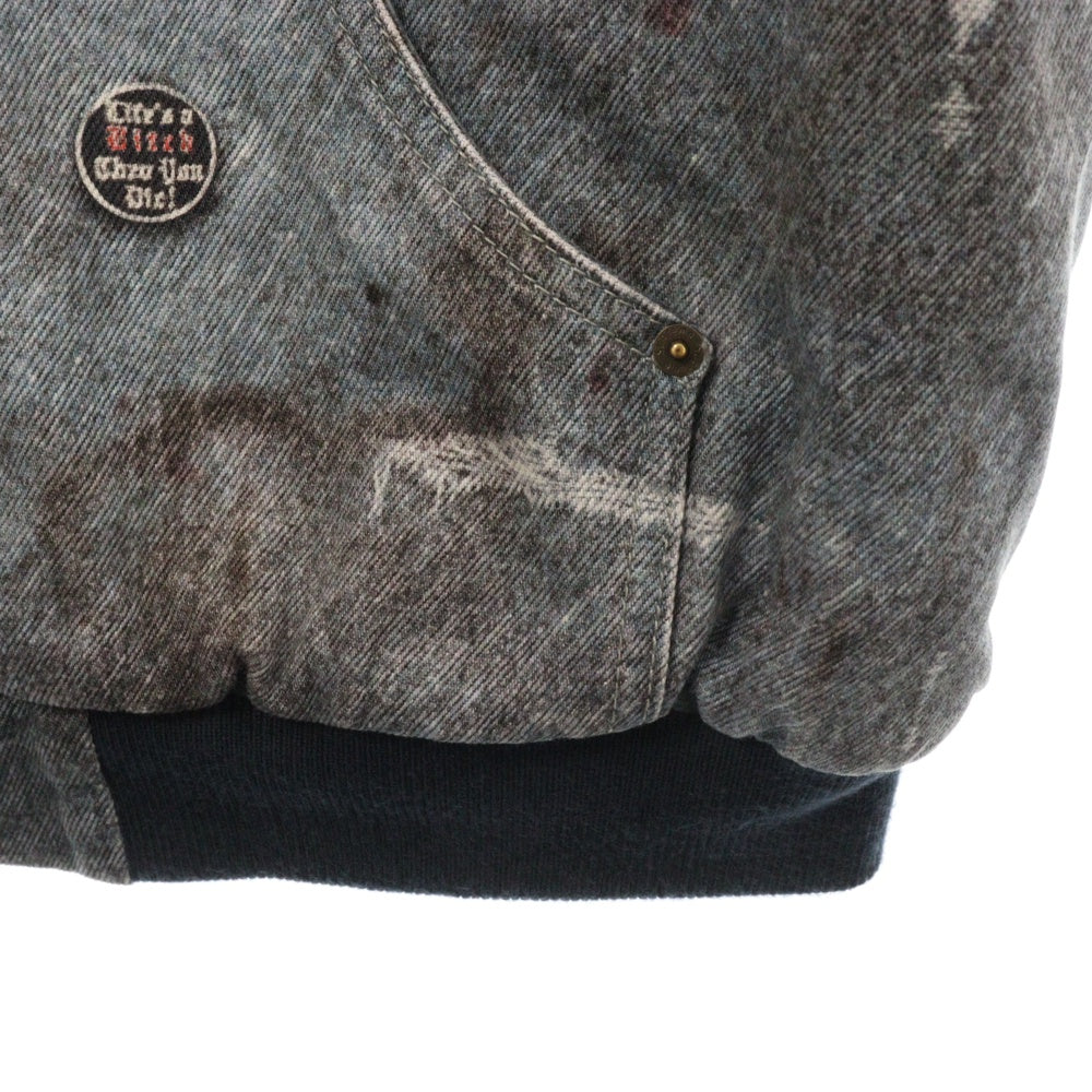SUPREME(シュプリーム) 24AW HJR Trompe Loeil Hooded Work Jacket トロンプルイユ フーデッドワークジャケット ブルー