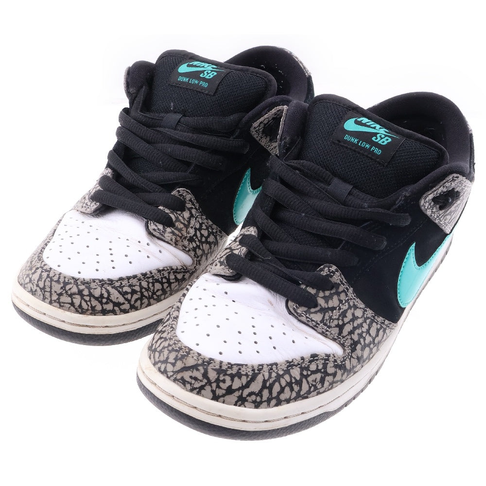 NIKE SB(ナイキエスビー) SB DUNK LOW PRO ATMOS ELEPHANT BQ6817-009 ダンク ロー プロ エスビー アトモス ローカットスニーカー ブラック/グレー US8.5/26.5cm
