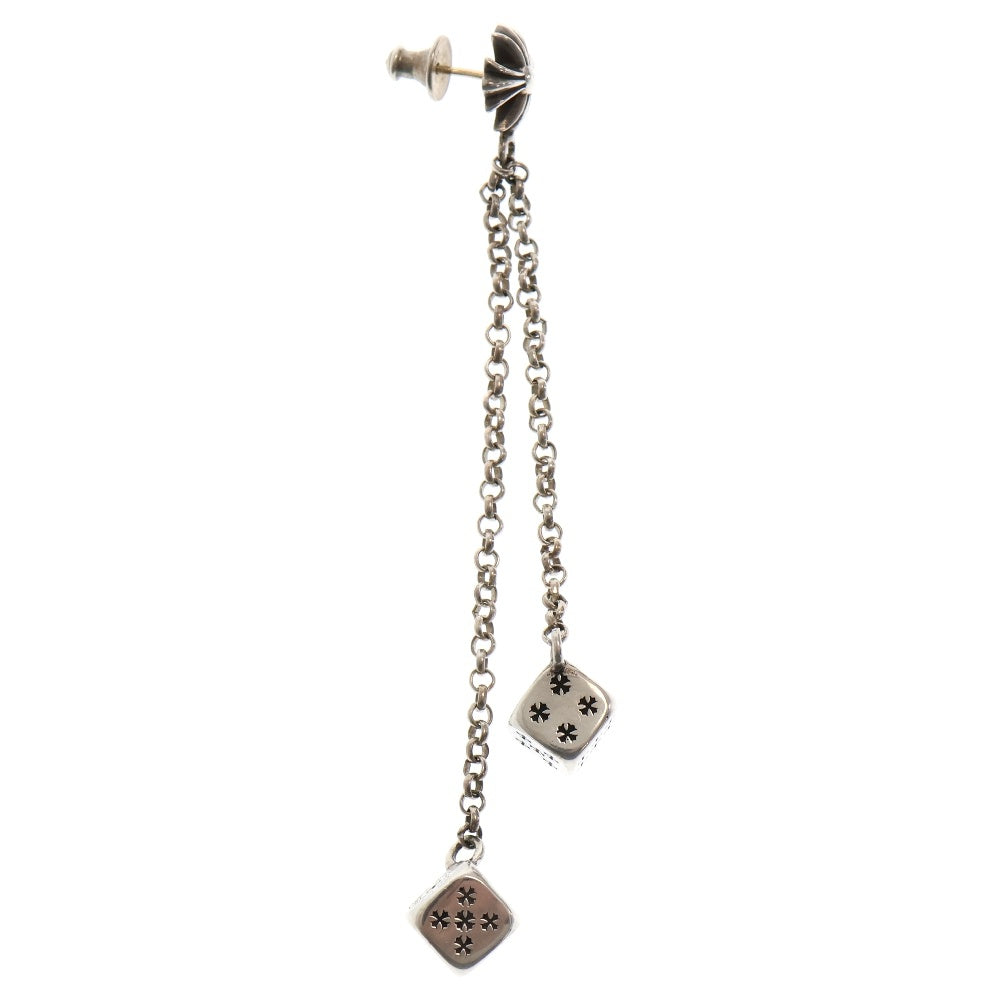CHROME HEARTS(クロムハーツ) DICE DBL ダブルダイス ドロップピアス シルバー