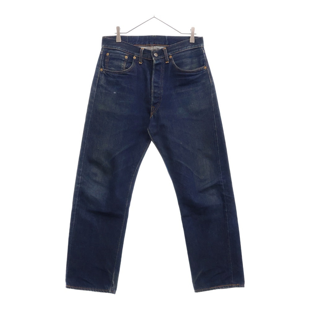 Levi's(リーバイス) 50s VINTAGE 501XX BIG-E 両面タブ 刻印無し 紙パッチギャラ有り オフセット デニムパンツ インディゴブルー