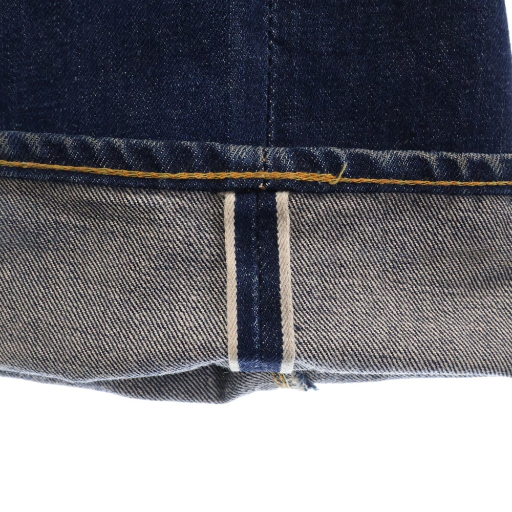 Levi's(リーバイス) 50s VINTAGE 501XX BIG-E 両面タブ 刻印無し 紙パッチギャラ有り オフセット デニムパンツ インディゴブルー