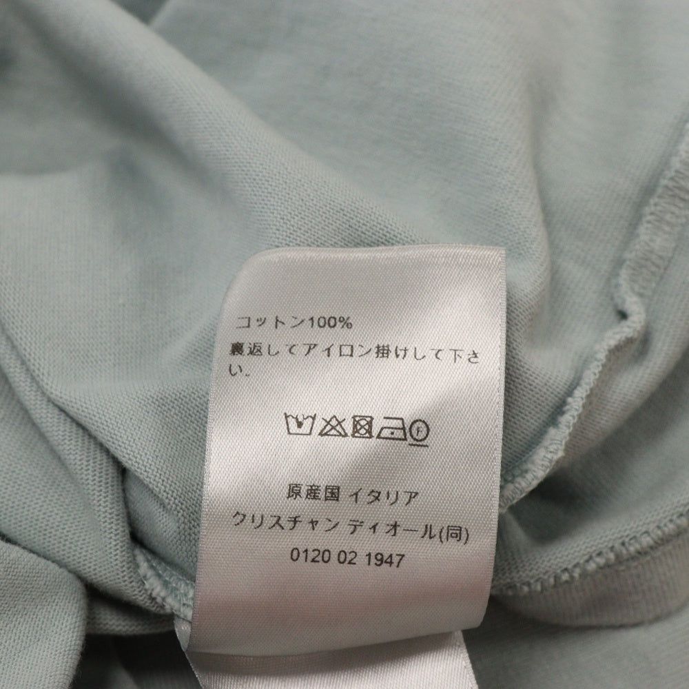 DIOR(ディオール) 24AW ハンドライティングコットンジャージー 半袖Tシャツ カットソー 493J696G0554 ブルー