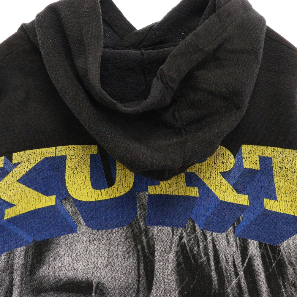 VINTAGE(ヴィンテージ) 90s VINTAGE NIRVANA KURT COBAIN MEMORIAL HOODIE ニルヴァーナ カートコバーン 両面プリントプルオーバーフーディパーカー ブラック