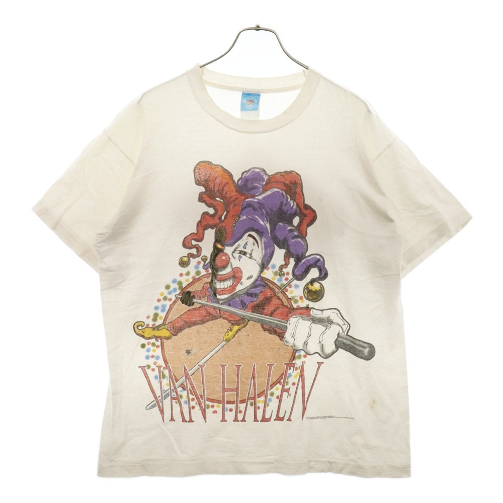 VINTAGE(ヴィンテージ) 90s VINTAGE VAN HALEN 1995 BALANCE TOUR ヴァンヘイレン バランス ツアープリント半袖Tシャツ カットソー ホワイト