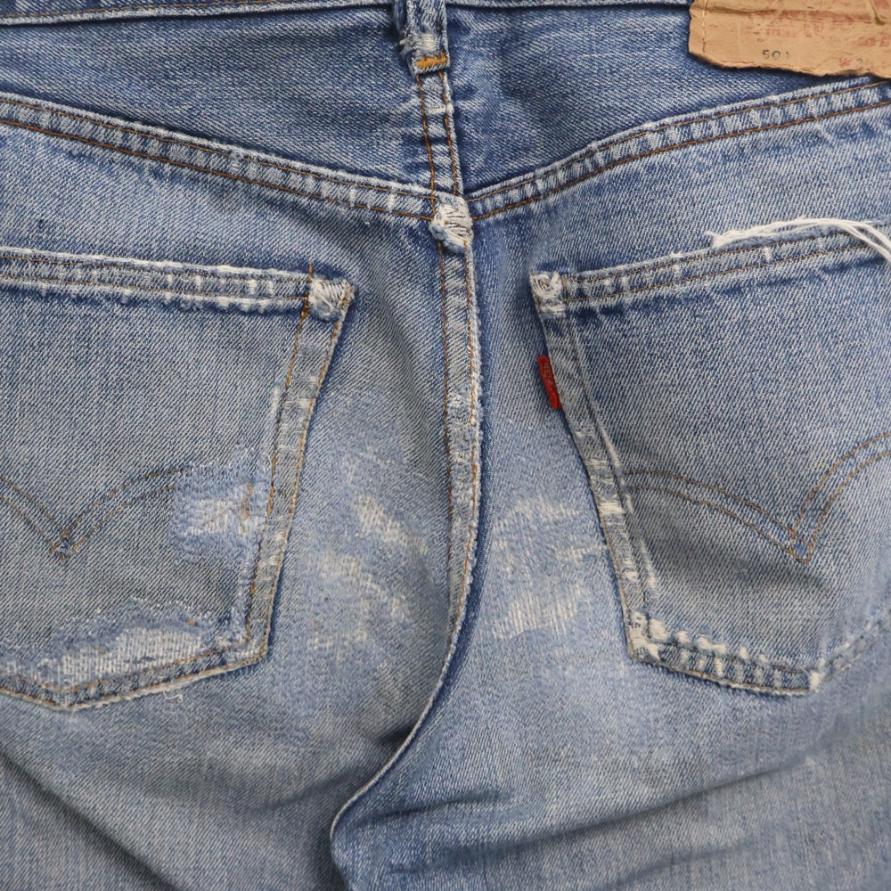 Levi's(リーバイス) 60s VINTAGE 501 BIG-E 前期 ボタン裏刻印2 足長R ボタンフライデニムパンツ インディゴブルー