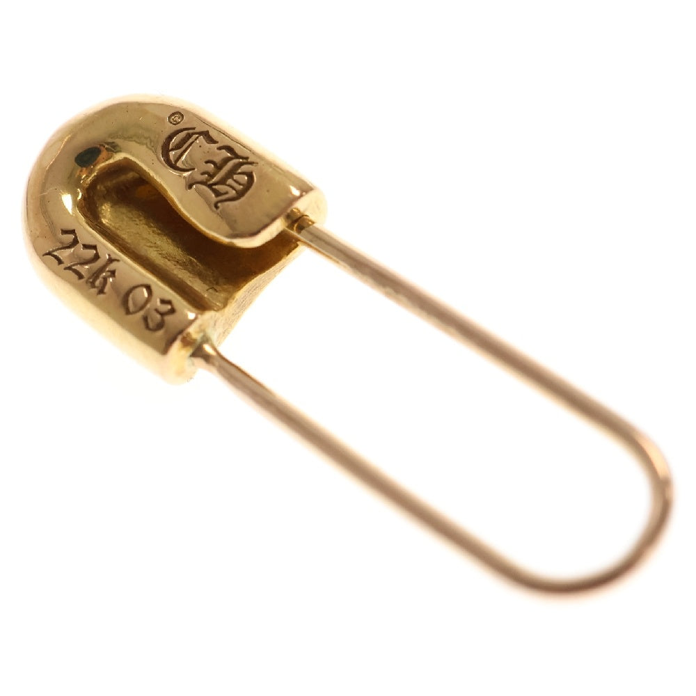 CHROME HEARTS(クロムハーツ) 22K SAFETY PIN S/スモールセーフティピン ペンダントトップ ゴールド