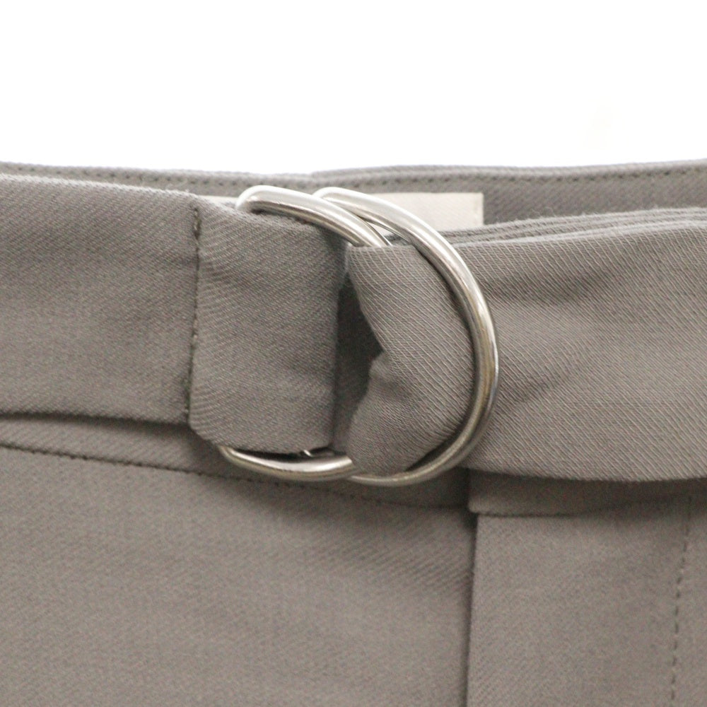 AMI Alexandre Mattiussi(アミアレクサンドルマテュッシ) 23AW Wide Fit Trousers With Floating Panels フローティングパネルワイドパンツ HTR407 VI0007 グレー