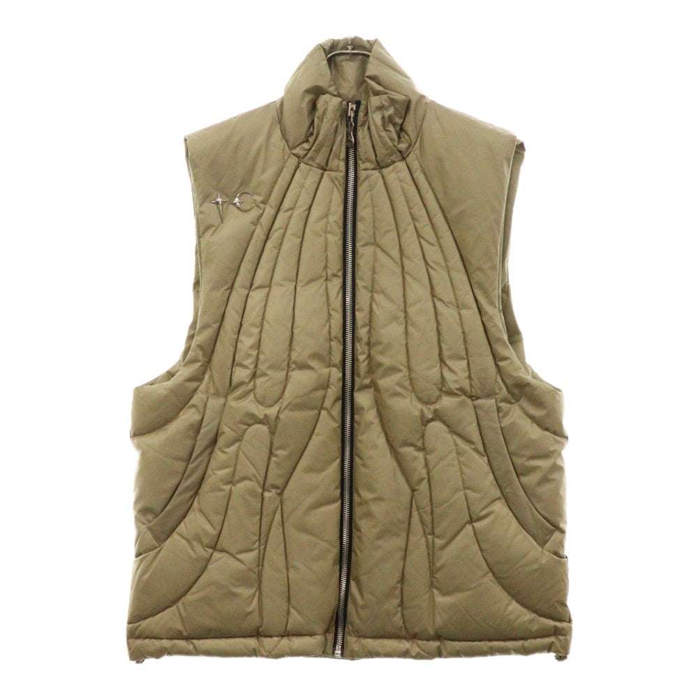 THUG CLUB(サグクラブ) 23AW Cave Goose Down Vest ケーブグースダウンベスト TC23PA02 ベージュ