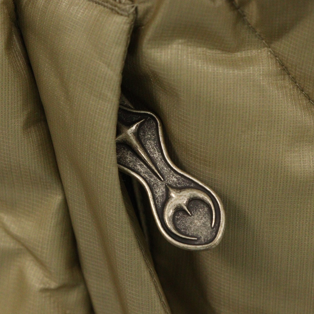 THUG CLUB(サグクラブ) 23AW Cave Goose Down Vest ケーブグースダウンベスト TC23PA02 ベージュ