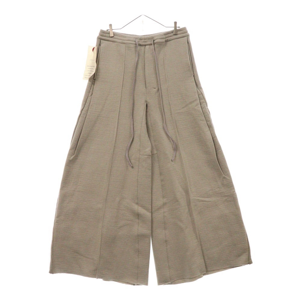 SHINYA KOZUKA(シンヤコズカ) 23AW ORDINARY HOME PANTALON ホームパンタロンバギースウェットワイドパンツ 2302SK62 トープグレー