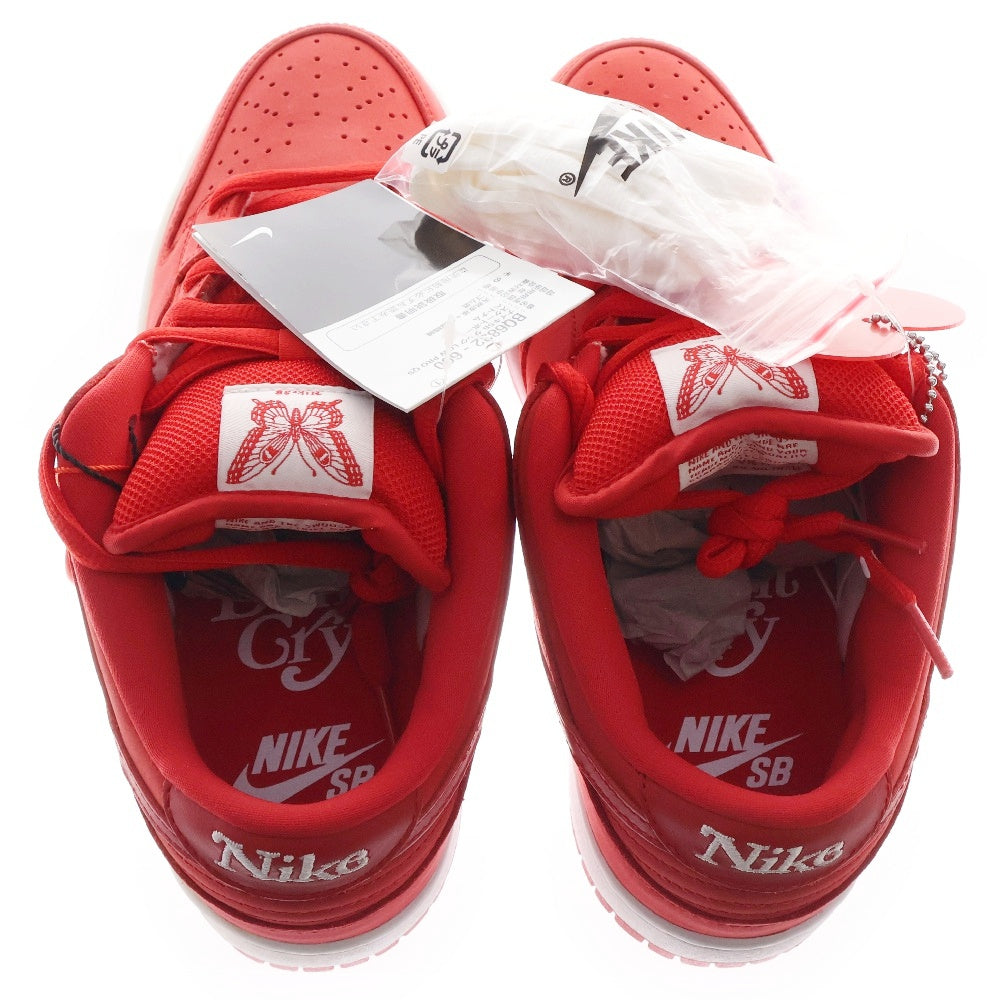 NIKE SB(ナイキエスビー) ×Girls Don't Cry SB DUNK LOW PRO QS BQ6832-600 ガールズ ドント クライ ダンク ローカットスニーカー レッド US7.5/25.5cm