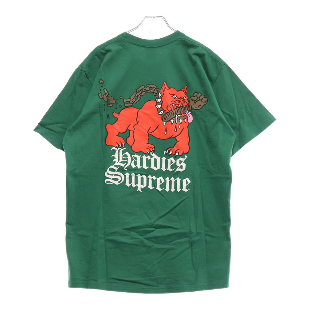 SUPREME(シュプリーム) 23SS Hardies Dog Tee ハーディーズドッグ半袖Tシャツ カットソー グリーン