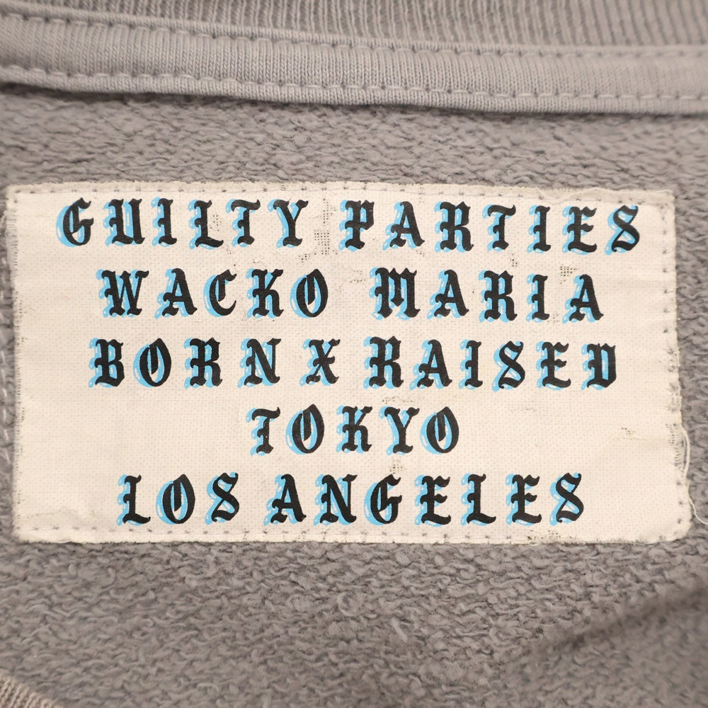 WACKO MARIA(ワコマリア) 20AW BORN X RAISED ボーンアンドレイズド クルーネックスウェットトレーナー グレー
