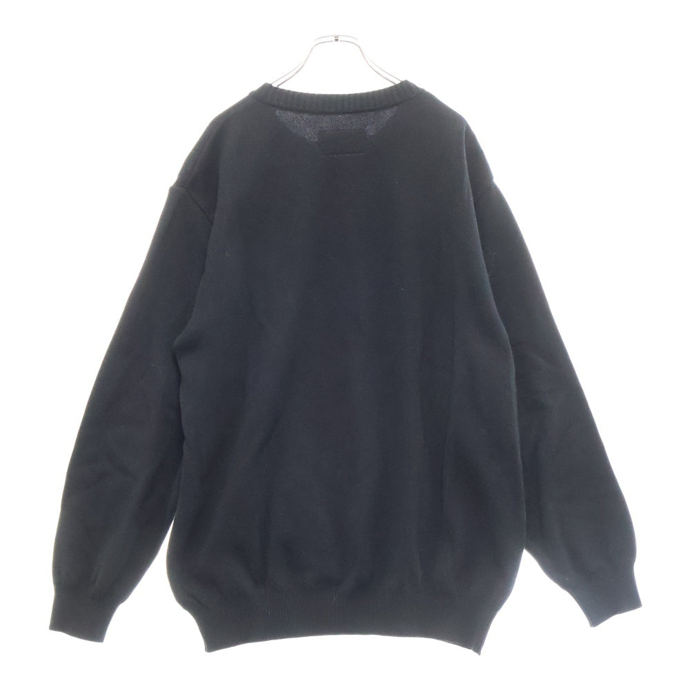 WACKO MARIA(ワコマリア) 23AW×BLUE NOTE JACQUARD SWEATER TYPE-4 ブルーノート ジャガードニットセーター BLUENOTE-WM-KN04 ブラック/ブルー