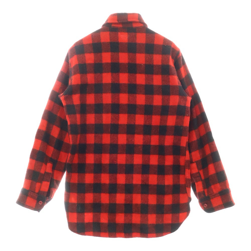 WOOLRICH(ウールリッチ) 60-70s チェック柄 長袖シャツ レッド/ブラック