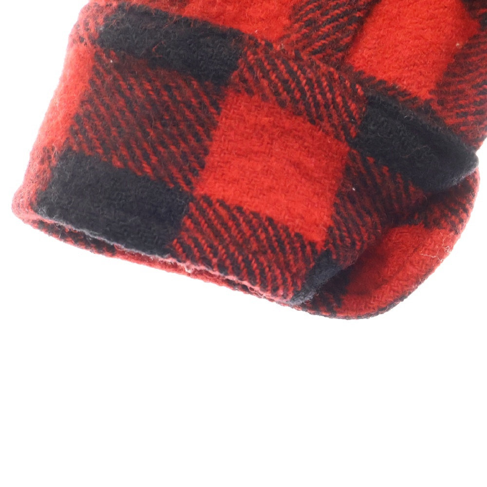 WOOLRICH(ウールリッチ) 60-70s チェック柄 長袖シャツ レッド/ブラック
