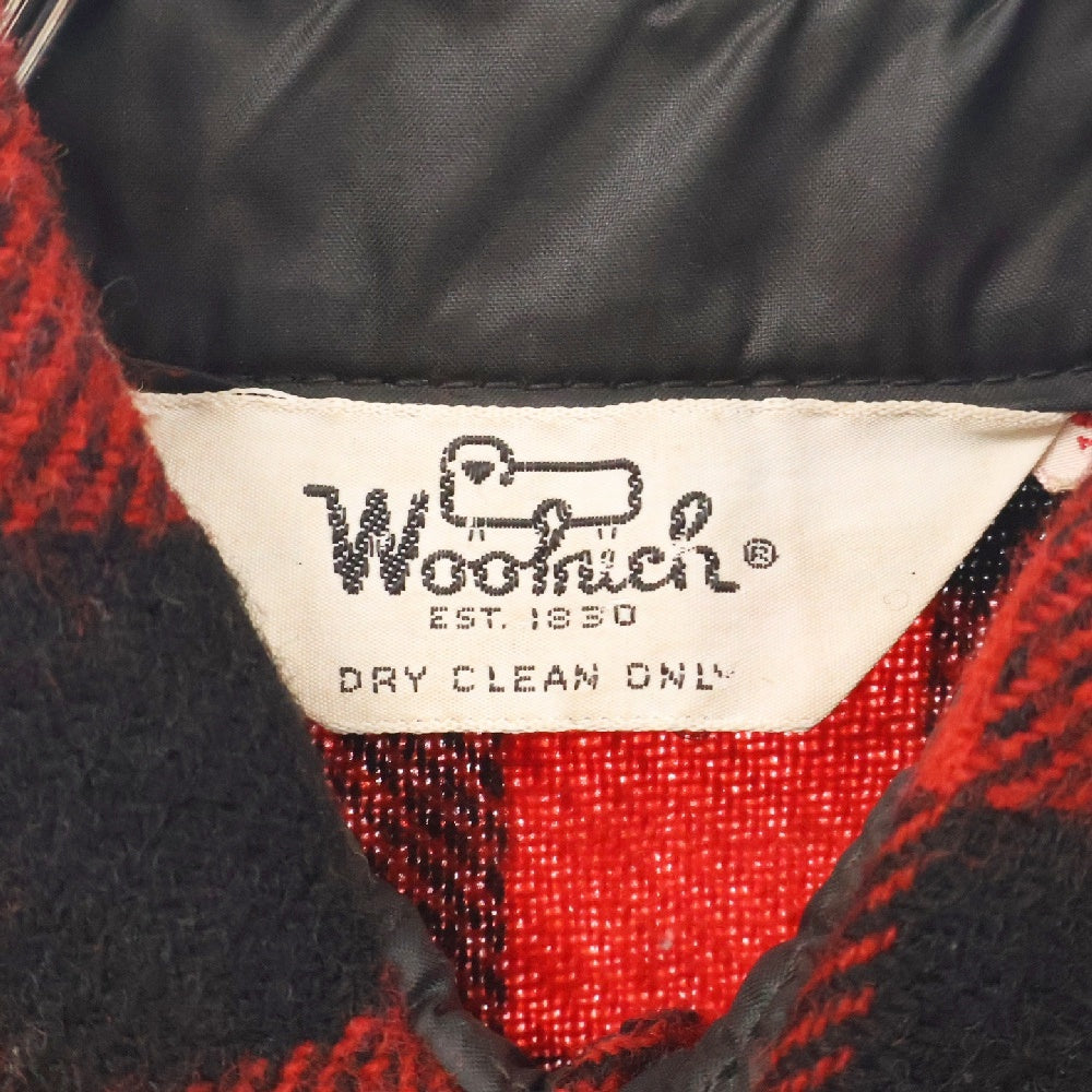 WOOLRICH(ウールリッチ) 60-70s チェック柄 長袖シャツ レッド/ブラック