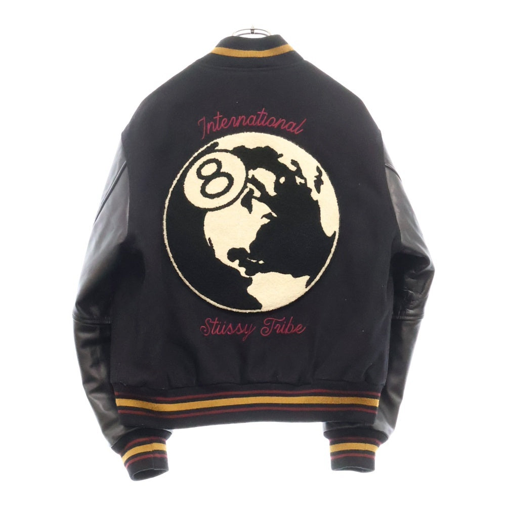 STUSSY(ステューシー) 20AW 40TH ANNIVERSARY IST VARSITY JACKET 40周年記念 バーシティジャケット スタジャン 315165 ブラック