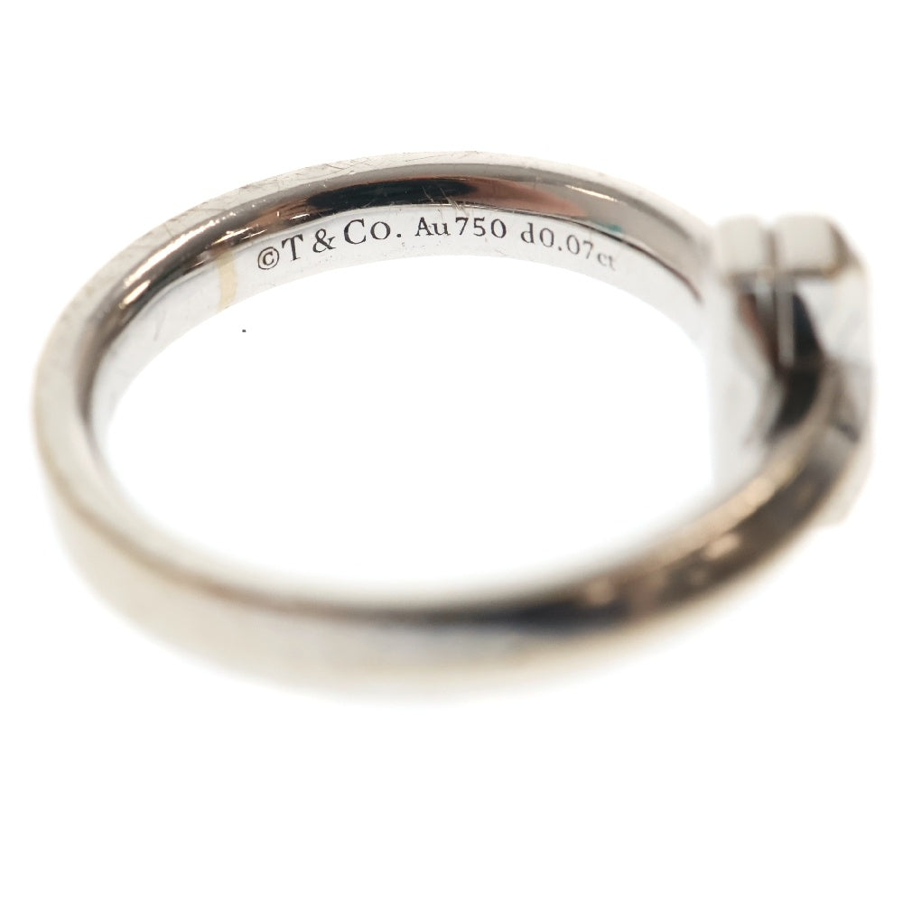 TIFFANY & Co.(ティファニー) Tワン リング ダイヤモンド K18WG ホワイトゴールド