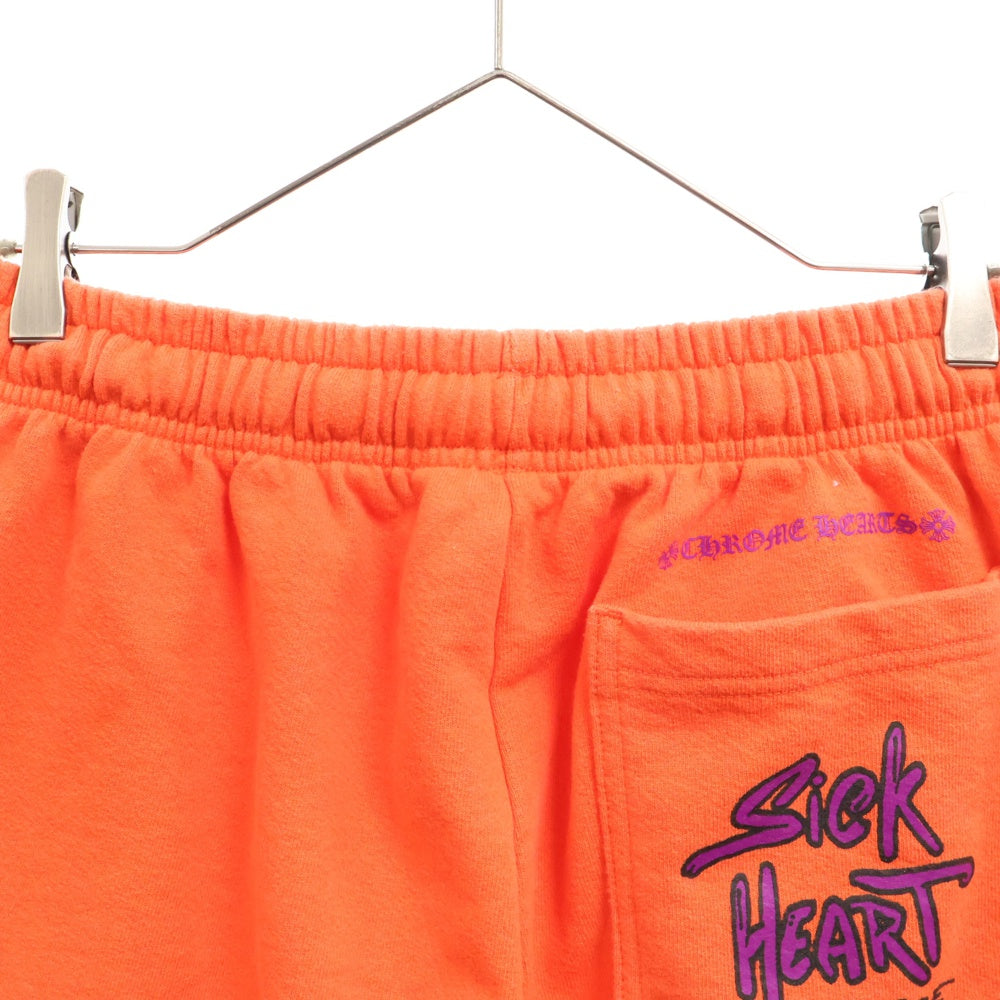 CHROME HEARTS(クロムハーツ) × MATTY BOY SHORTS マッティボーイ ロゴプリント スウェットショーツ カーゴハーフパンツ レッド