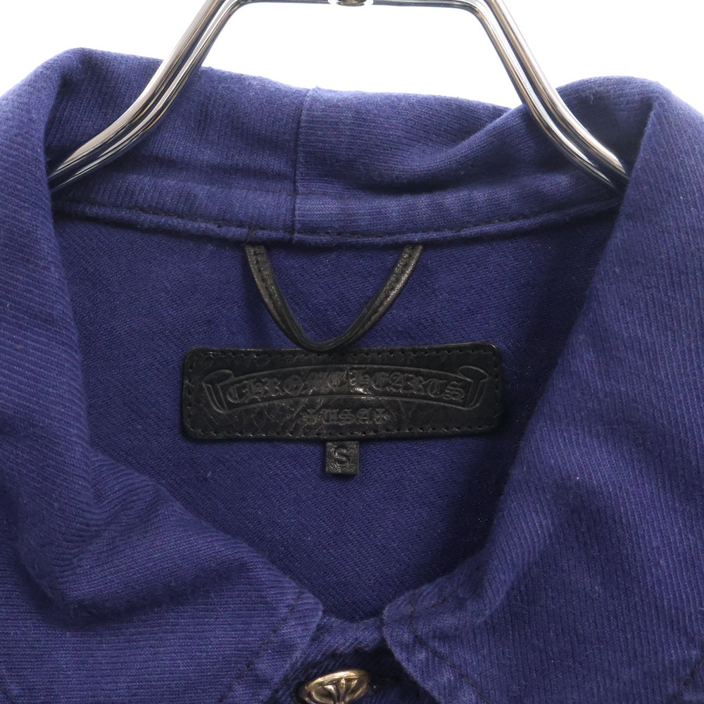 CHROME HEARTS(クロムハーツ) FRENCH WORK JACKET STAR PATCH スターパッチ フレンチワークジャケット ブルー
