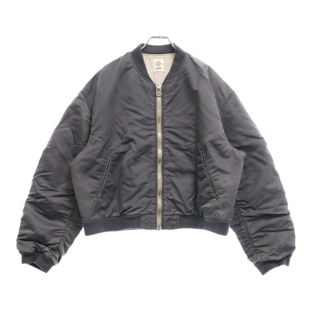 SOE(ソーイ) 別注 Faded Bomber Jacket フェイデッドボンバージャケット 1253-41-901 グレー