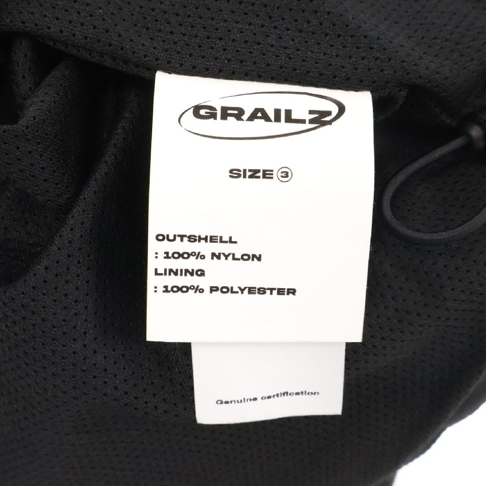 GRAILZ(グレイルズ) 23SS TECHNICAL SHELL JACKET テクニカルシェルアノラックジャケット GR23SSMO02 ブラック