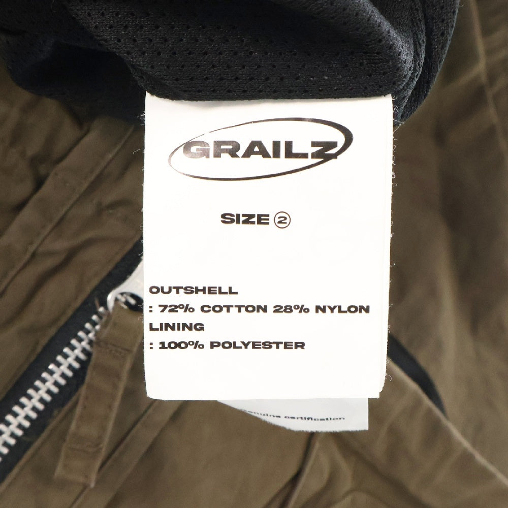 GRAILZ(グレイルズ) 23SS FLIGHT SHELL JACKET フライトシェルジャケット GR23SSMO05 ブラウン