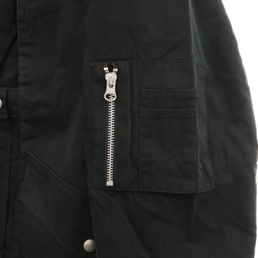 GRAILZ(グレイルズ) 23SS FLIGHT SHELL JACKET フライトシェルジャケット GR23SSMO05 ブラック