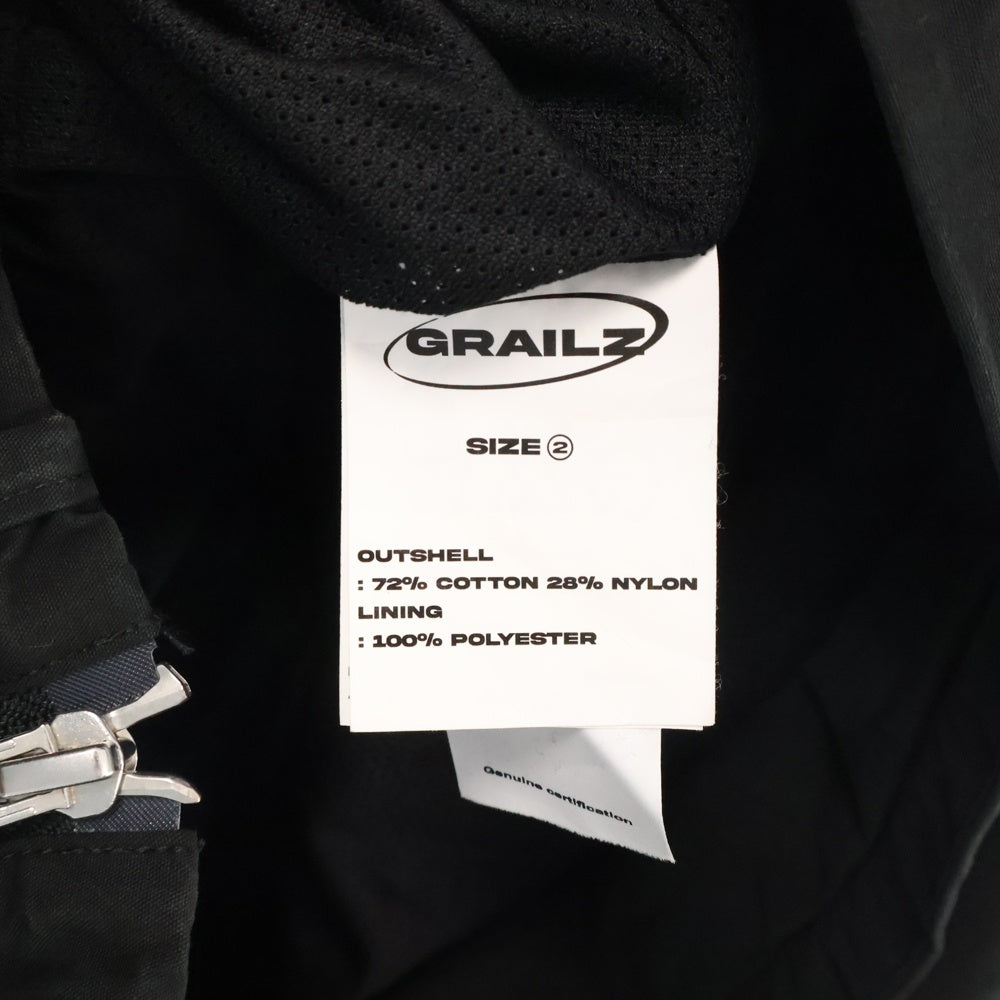 GRAILZ(グレイルズ) 23SS FLIGHT SHELL JACKET フライトシェルジャケット GR23SSMO05 ブラック