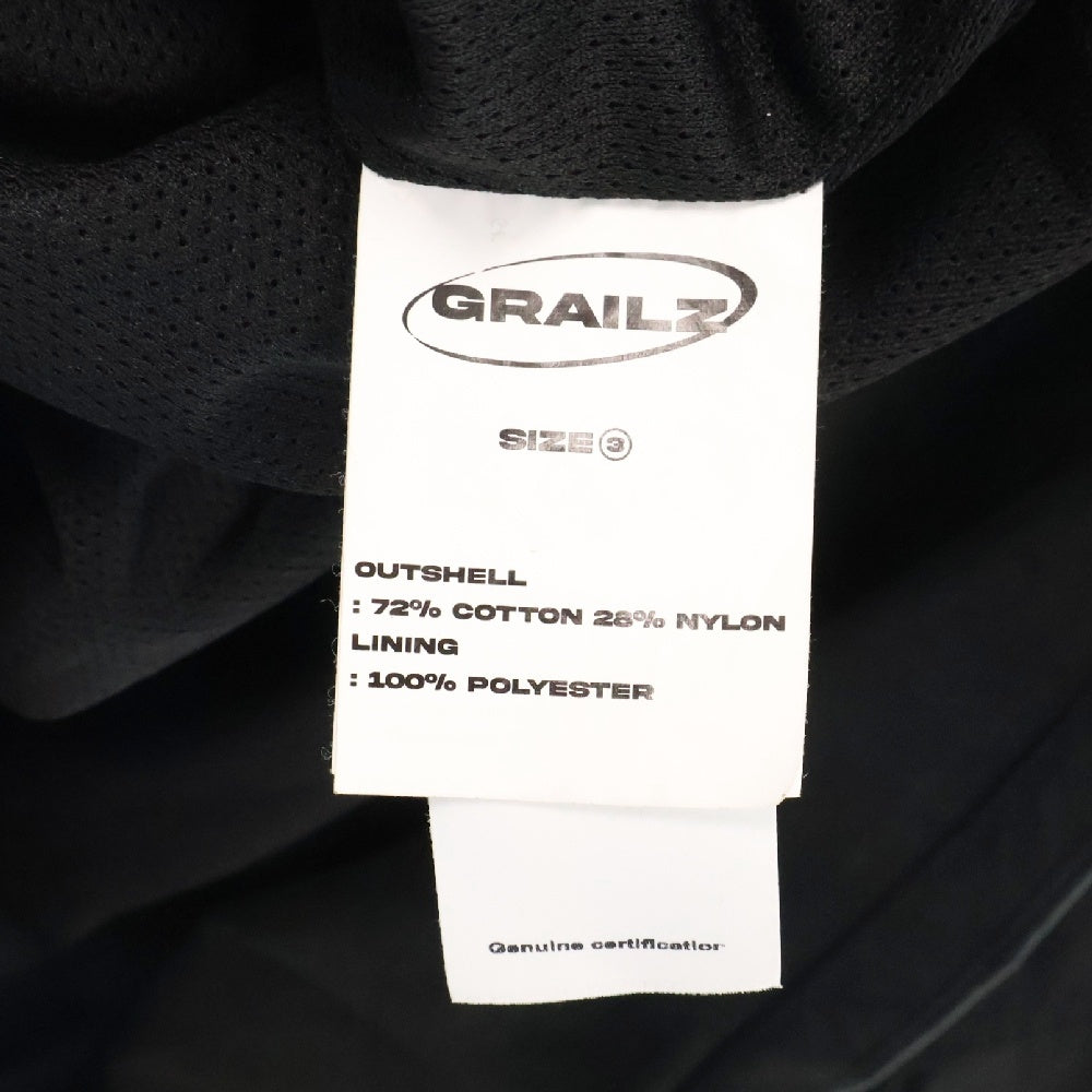 GRAILZ(グレイルズ) 23SS FLIGHT SHELL JACKET フライトシェルジャケット GR23SSMO05 ブラック