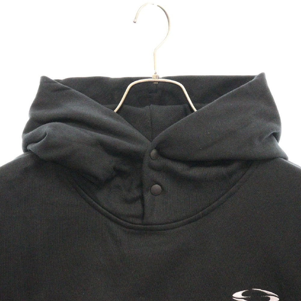 GRAILZ(グレイルズ) 23SS ESSENTIAL OVERSIZED HOODIE エッセンシャルロゴオーバーサイズプルオーバーフーディパーカー GR23SSMH04 ブラック