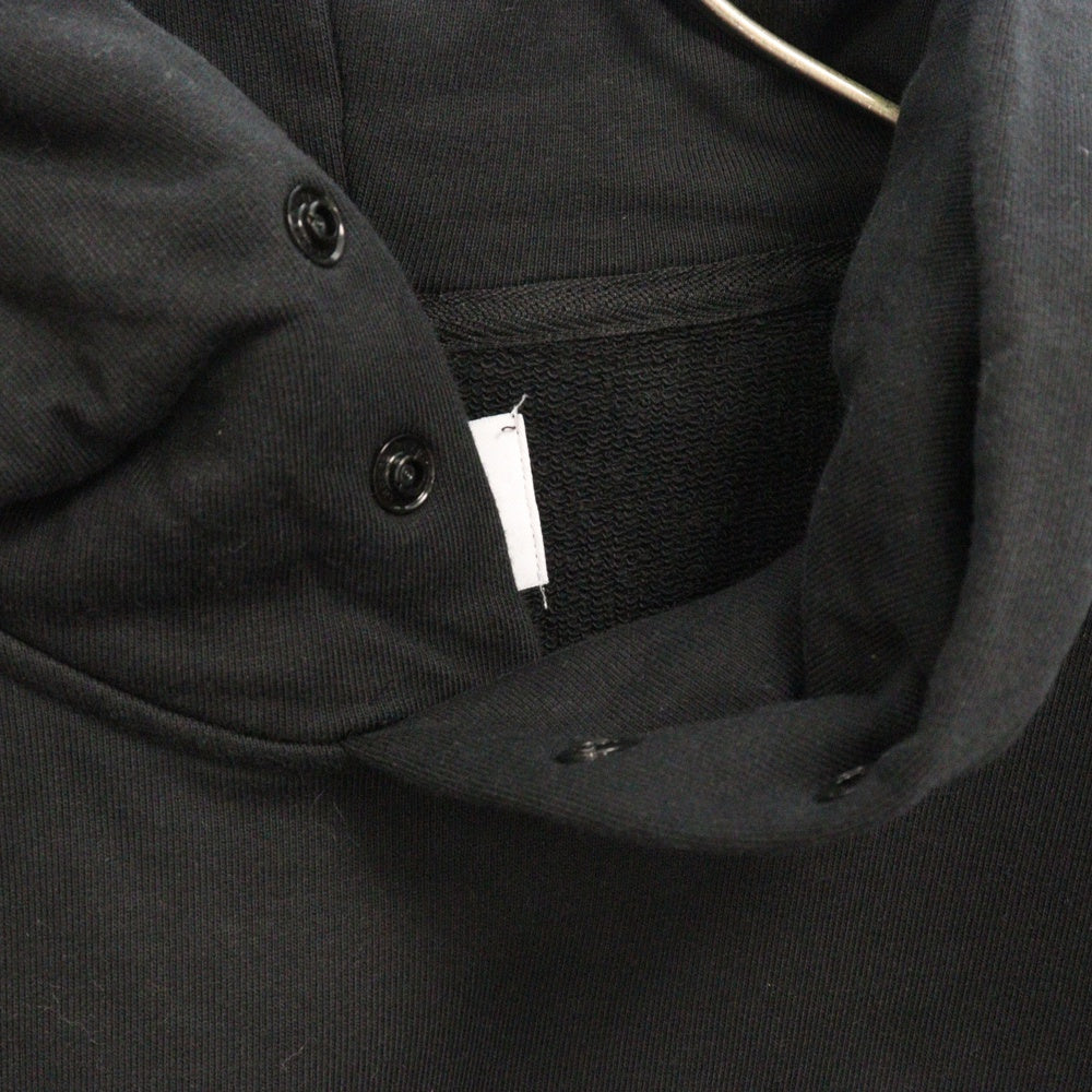GRAILZ(グレイルズ) 23SS ESSENTIAL OVERSIZED HOODIE エッセンシャルロゴオーバーサイズプルオーバーフーディパーカー GR23SSMH04 ブラック