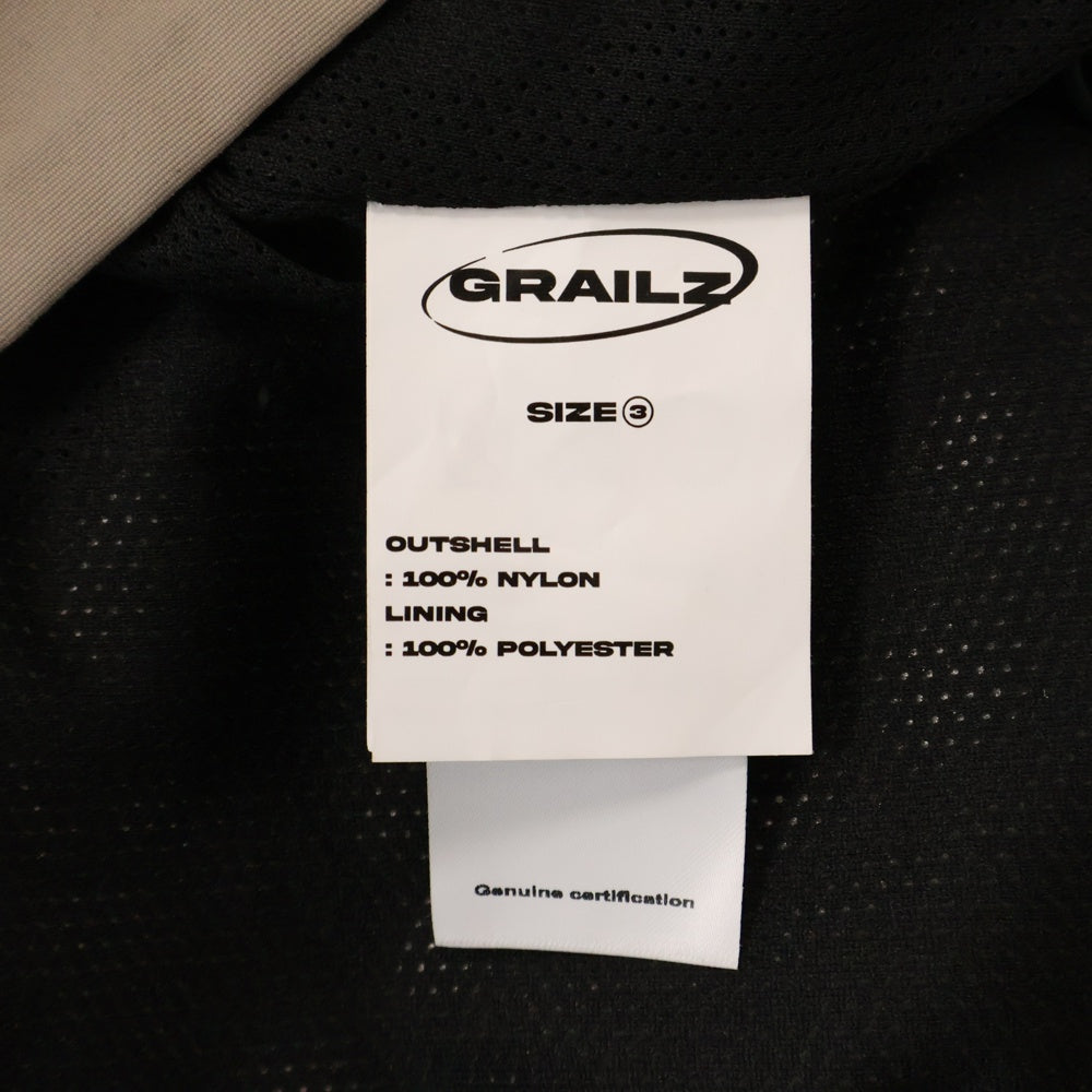 GRAILZ(グレイルズ) 23SS TECHNICAL SHELL JACKET テクニカルシェルアノラックジャケット GR23SSMO02 ベージュ