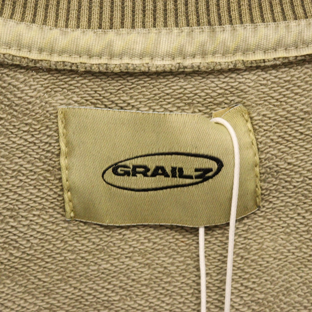 GRAILZ(グレイルズ) 23SS P. DYED STREAMLINE SWEAT ピグメントダイロゴスウェットトレーナー GR23SSMM01 トープ/ベージュ