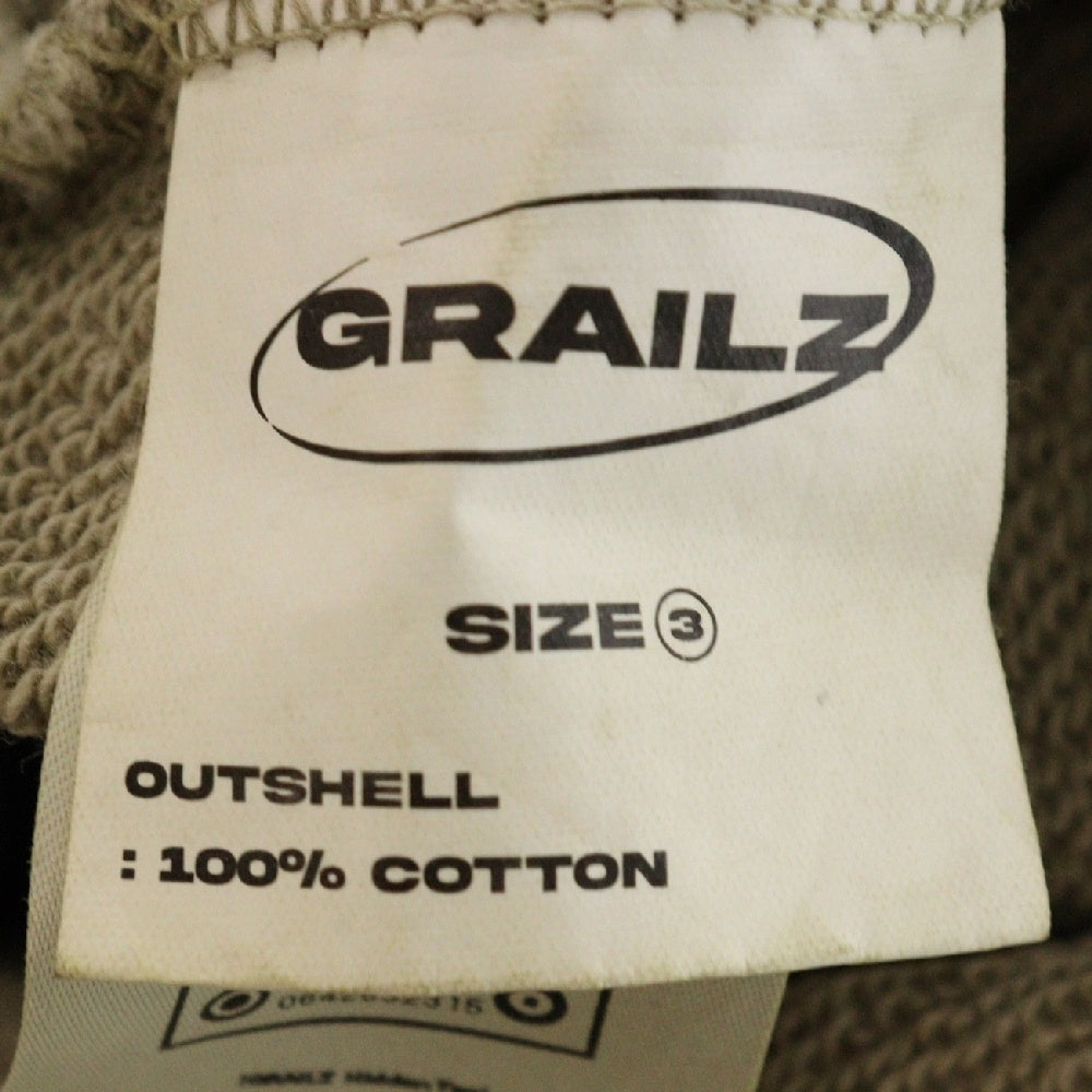 GRAILZ(グレイルズ) 23SS P. DYED STREAMLINE SWEAT ピグメントダイロゴスウェットトレーナー GR23SSMM01 トープ/ベージュ
