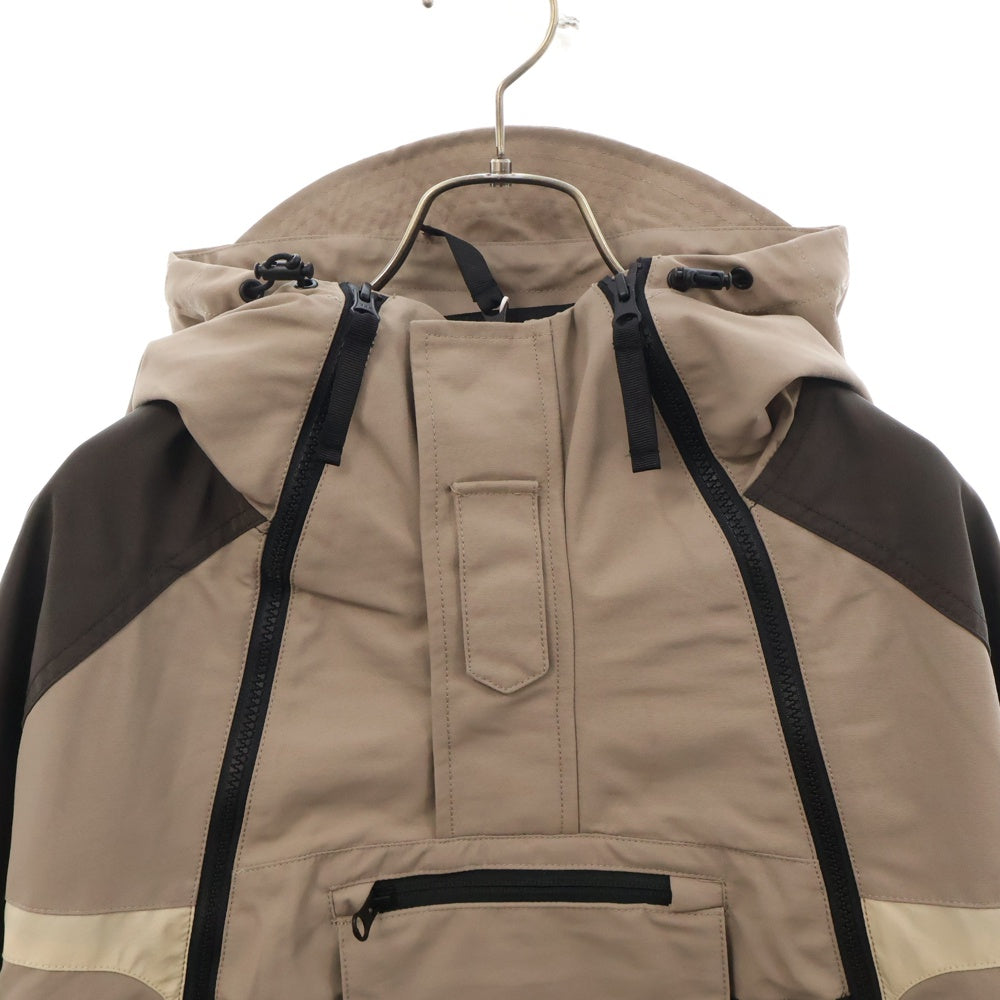GRAILZ(グレイルズ) 23SS TECHNICAL SHELL JACKET テクニカルシェルアノラックジャケット GR23SSMO02 ベージュ