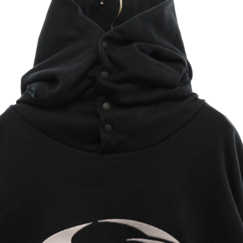 GRAILZ(グレイルズ) 23SS OVAL LOGO HOODIE オーバルロゴプルオーバーフーディーパーカー GR23SSMH01 ブラック