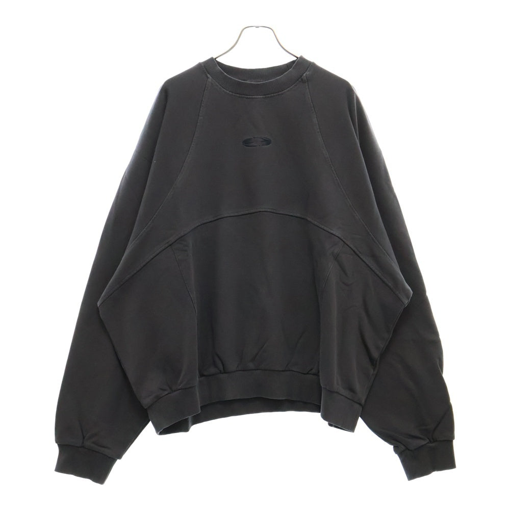 GRAILZ(グレイルズ) 23SS P. DYED STREAMLINE SWEAT ピグメントダイロゴスウェットトレーナー GR23SSMM01 ピグメントブラック