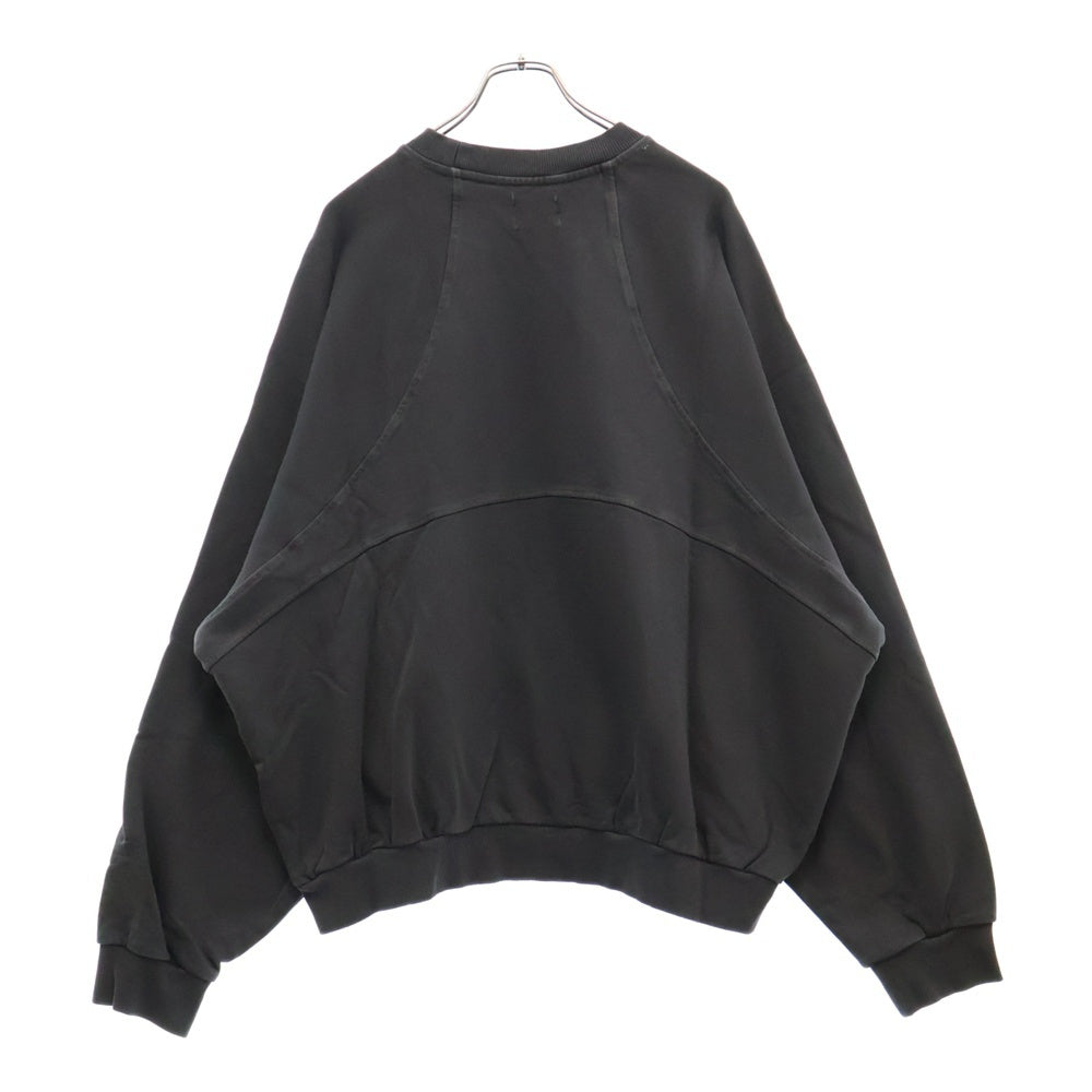 GRAILZ(グレイルズ) 23SS P. DYED STREAMLINE SWEAT ピグメントダイロゴスウェットトレーナー GR23SSMM01 ピグメントブラック