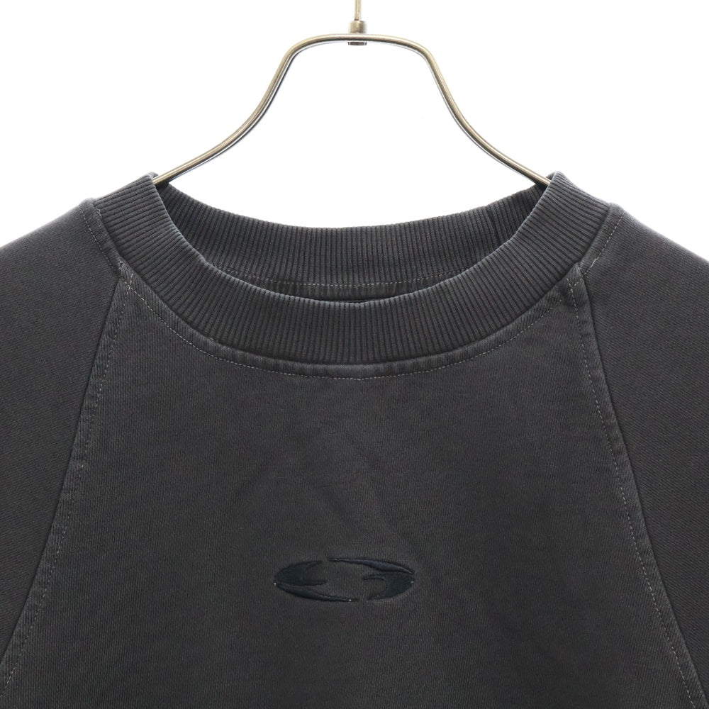 GRAILZ(グレイルズ) 23SS P. DYED STREAMLINE SWEAT ピグメントダイロゴスウェットトレーナー GR23SSMM01 ピグメントブラック