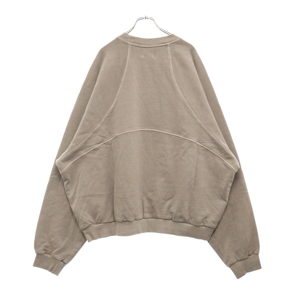 GRAILZ(グレイルズ) 23SS P. DYED STREAMLINE SWEAT ピグメントダイロゴスウェットトレーナー GR23SSMM01 ライトグレー