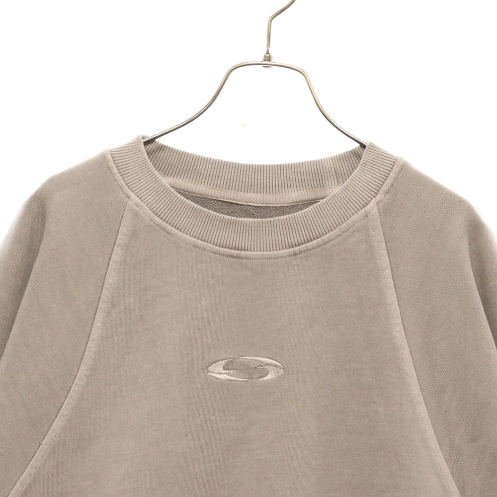 GRAILZ(グレイルズ) 23SS P. DYED STREAMLINE SWEAT ピグメントダイロゴスウェットトレーナー GR23SSMM01 ライトグレー