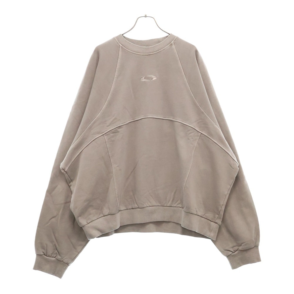 GRAILZ(グレイルズ) 23SS P. DYED STREAMLINE SWEAT ピグメントダイロゴスウェットトレーナー GR23SSMM01 ライトグレー