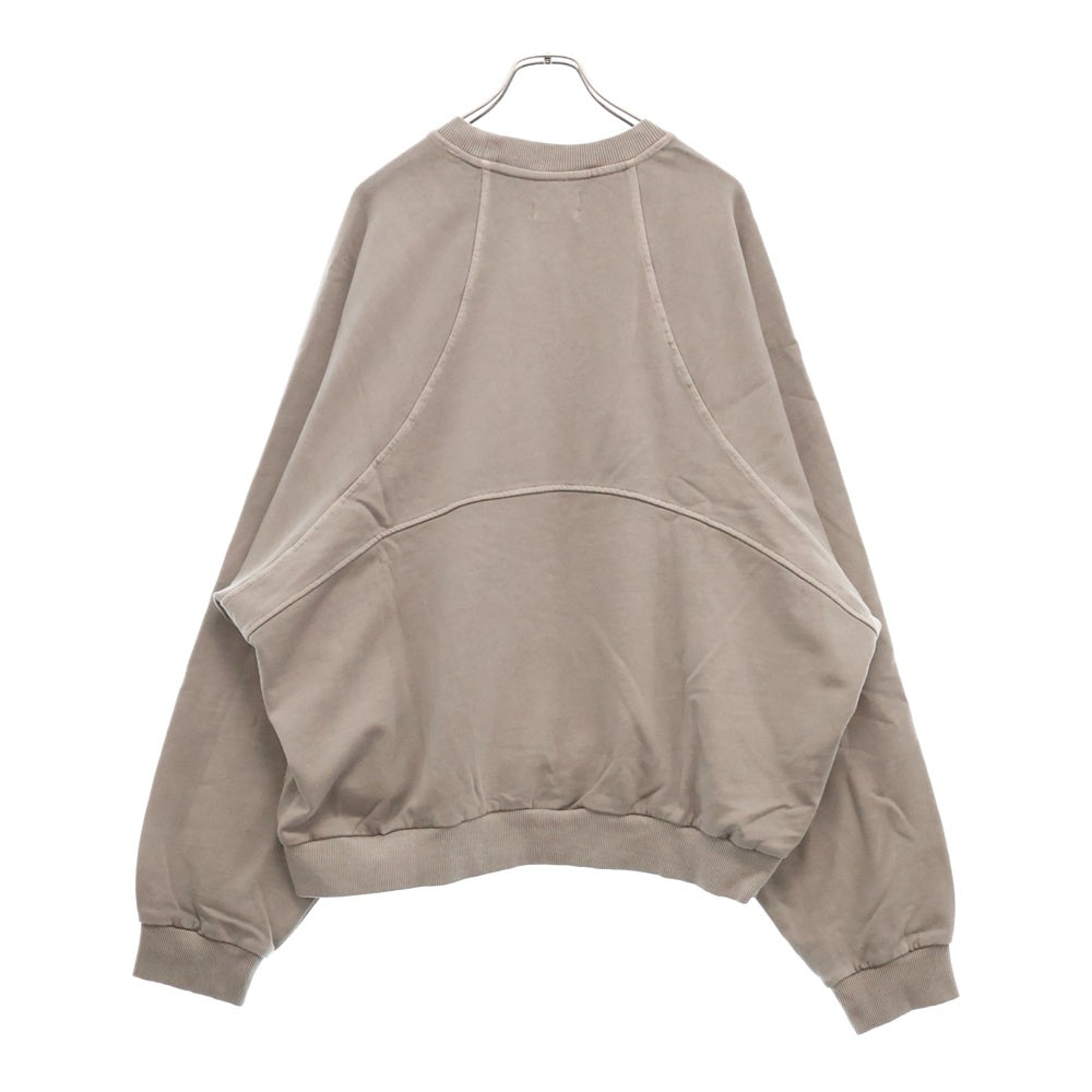 GRAILZ(グレイルズ) 23SS P. DYED STREAMLINE SWEAT ピグメントダイロゴスウェットトレーナー GR23SSMM01 ライトグレー
